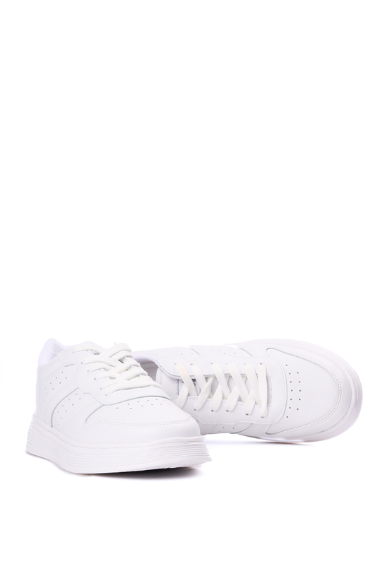 Leoder L23 Beyaz Beyaz Kadın Spor Ayakkabı