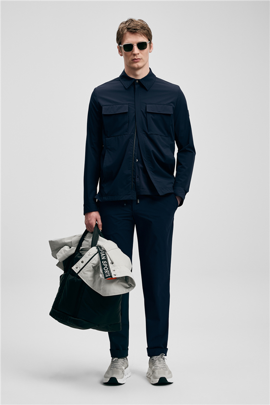 Lufıan 111120075 Brooks Lacıvert Erkek Baharlık Mont