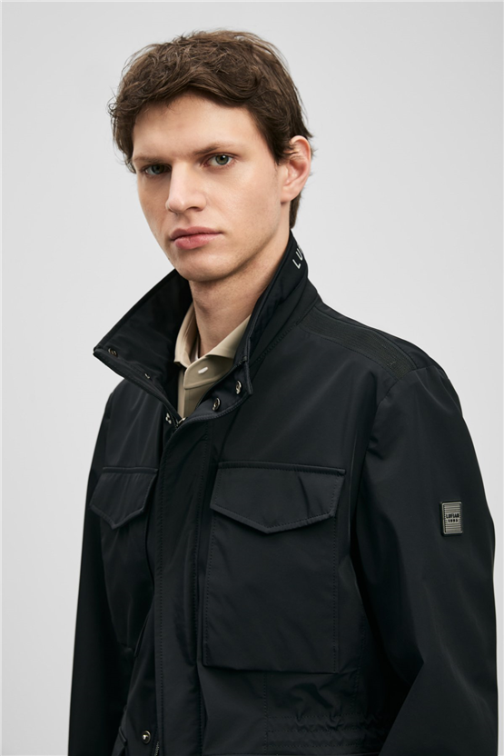 Lufıan 111120080 Layer Sıyah Erkek Baharlık Mont