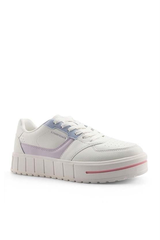Lumberjack 5M Helene 5Fx Kırık Beyaz Zenne Sneaker Ayakkabı