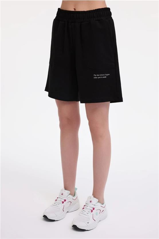 Lumberjack 5M Wb Anna 20Sl19 5Fx Sıyah Kadın Sort