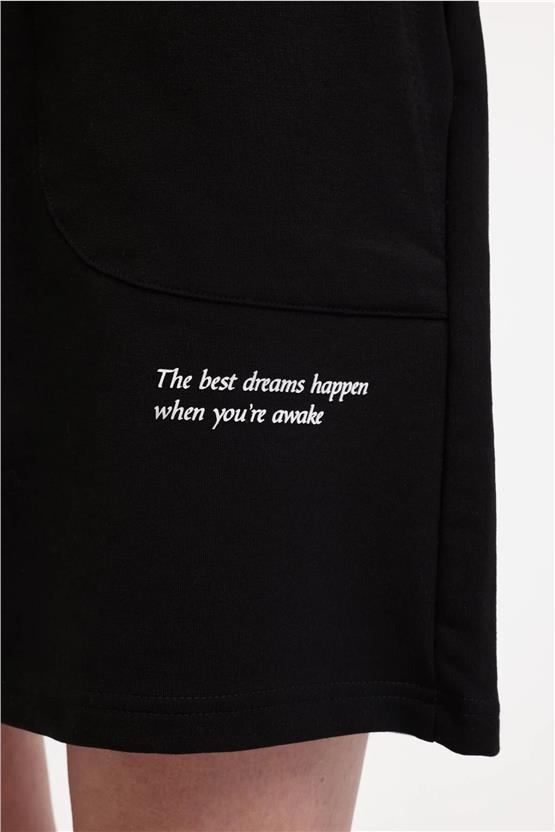 Lumberjack 5M Wb Anna 20Sl19 5Fx Sıyah Kadın Sort