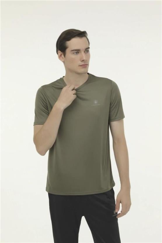 Lumberjack A10149736008010 4M M-Ct100 Bsc Ps C T-Sh 4Fx Haki Erkek T-Shirt