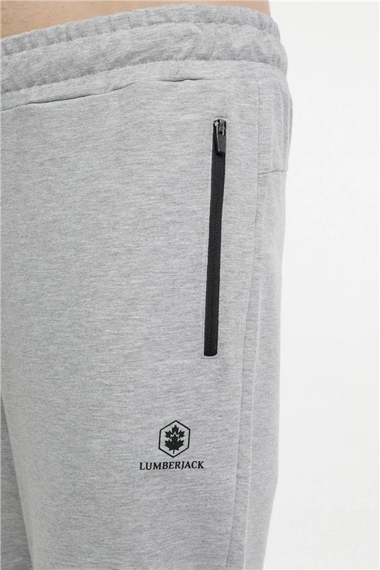 Lumberjack A10149740808010 4M M-Ct107 Basic Jogger 4Fx Gri Melanj Erkek Eşofman Alt
