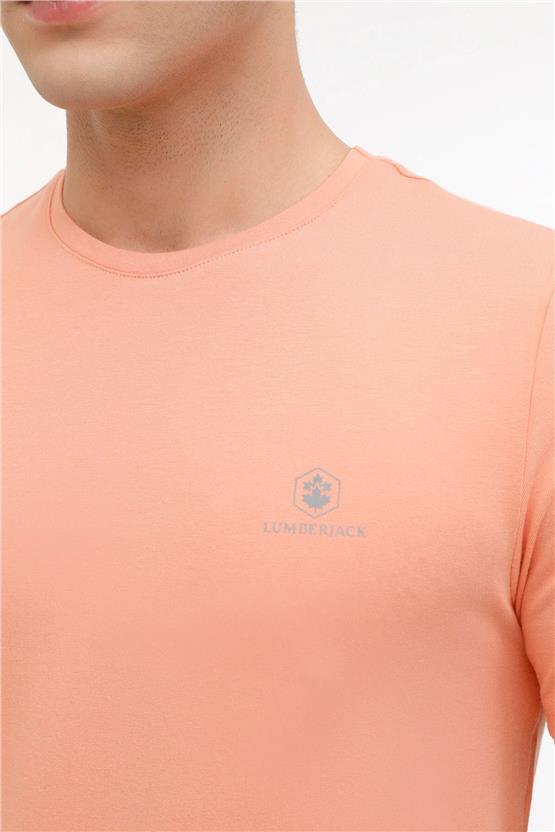 Lumberjack A10149741508010 4M M-Ct110 Bsc C Nk T-Sh 4Fx Somon Erkek T-Shirt
