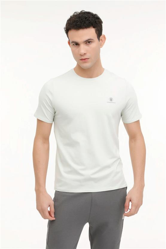 Lumberjack A10149741808010 4M M-Ct110 Bsc C Nk T-Sh 4Fx A Yeşil Erkek T-Shirt