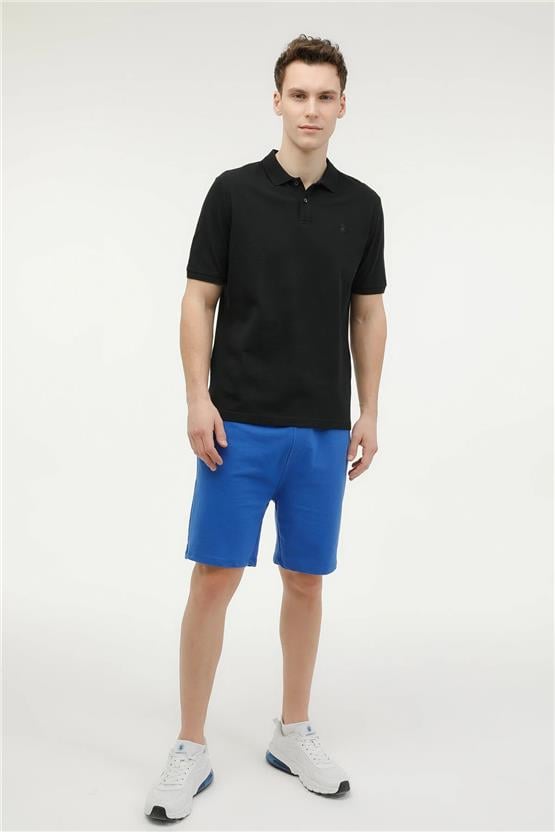 Lumberjack A10149746708010 4M M-Ct953 Basic P.T-Sh 4Fx Siyah Erkek Polo T-Shirt