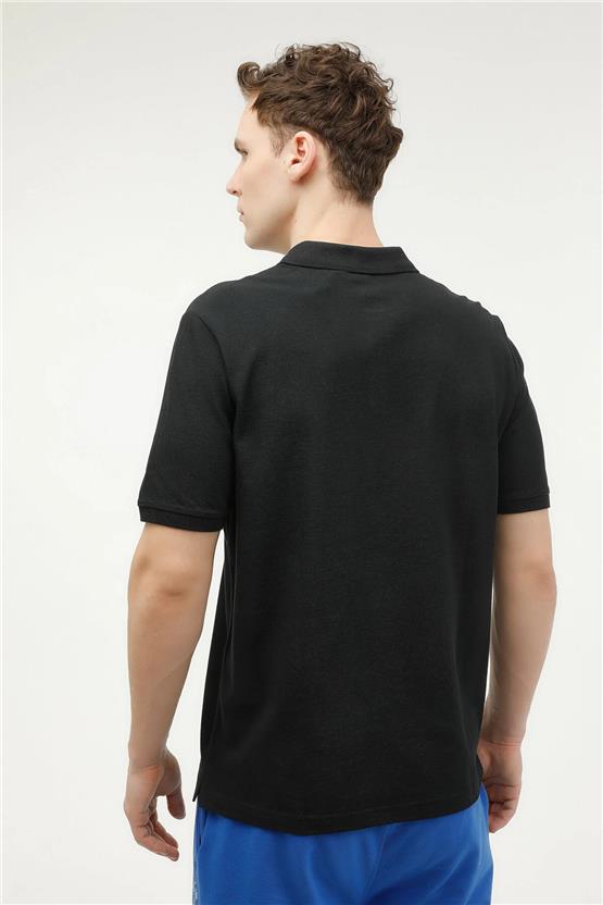 Lumberjack A10149746708010 4M M-Ct953 Basic P.T-Sh 4Fx Siyah Erkek Polo T-Shirt