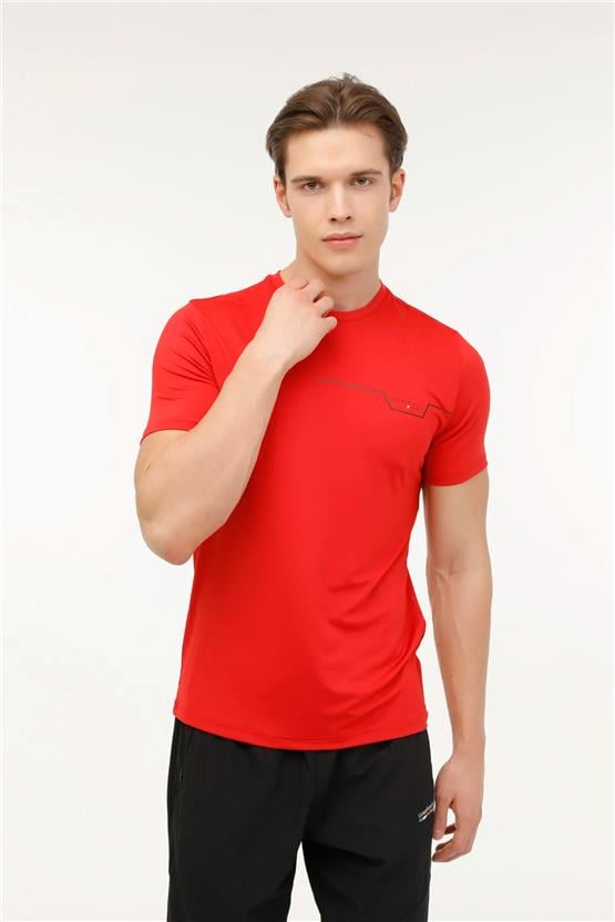 Lumberjack A10157074008010 4M Ml Renato 11Itl1019 4Fx Kırmızı Erkek T-Shirt