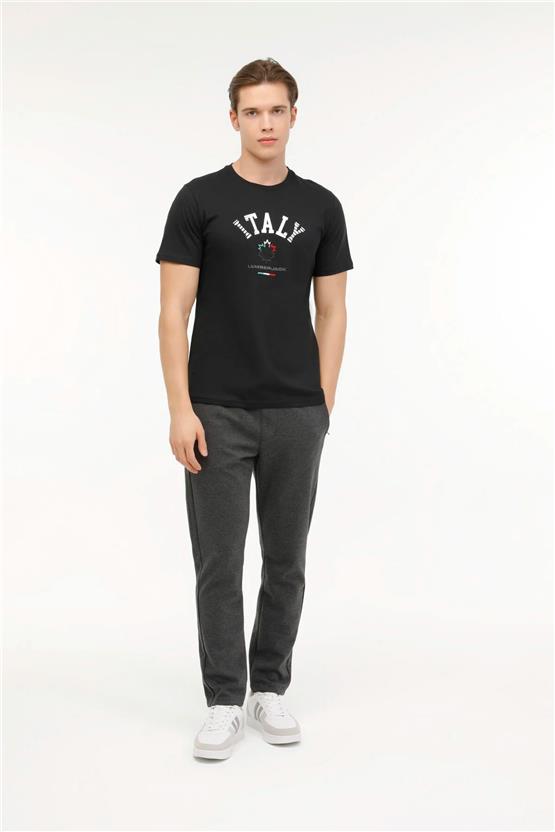 Lumberjack A10157074408010 4M Ml Renato 11Itl1029 4Fx Siyah Erkek T-Shirt