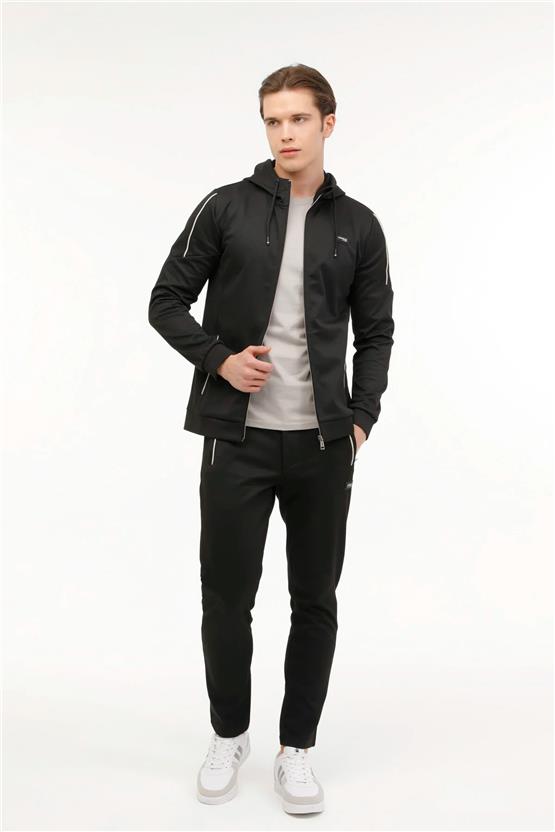 Lumberjack A10168515108010 4M Ml Harvey 18Itl1050 4Fx Siyah Erkek Sweatshırt