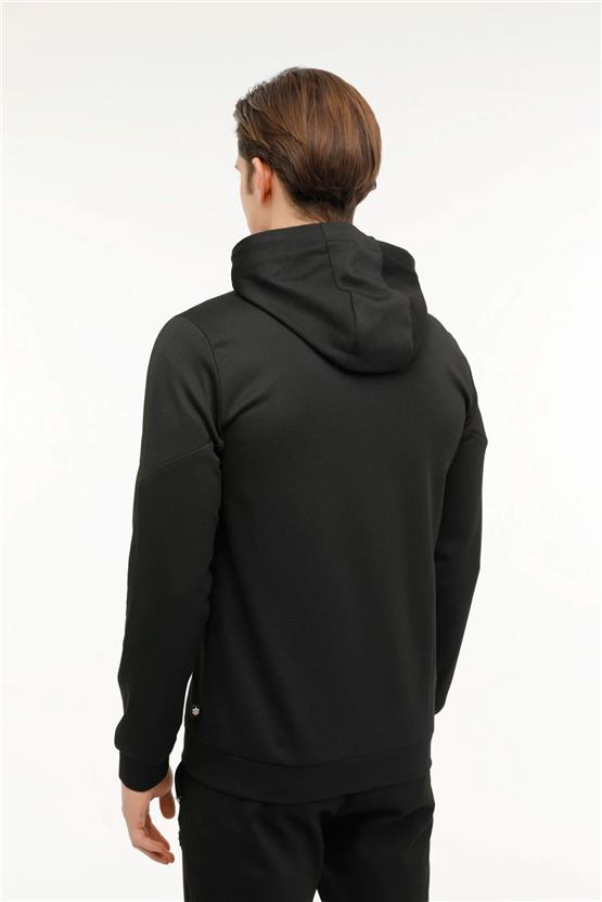 Lumberjack A10168515108010 4M Ml Harvey 18Itl1050 4Fx Siyah Erkek Sweatshırt