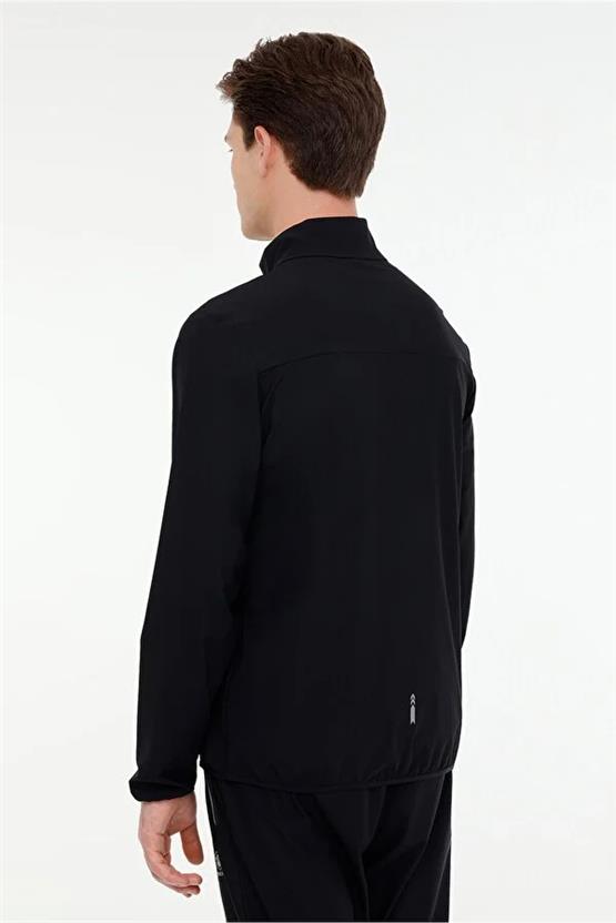 Lumberjack A10169957608010 4M Ml Quane 18Prf2026 4Fx Sıyah Erkek Fermuarlı Sweatshırt