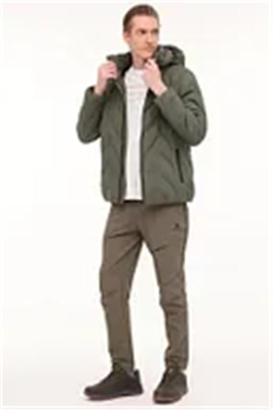 Lumberjack A10181339608010 4W Ml Henry Coat 2Sn17 4Pr Hakı Erkek Kısa Kaban