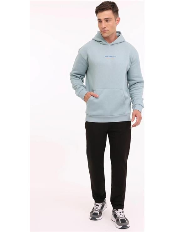 Lumberjack A10188952208010 4W Ml Greys 17Urb2015 4Pr A Aqua Erkek Kapsonlu Sweatshırt