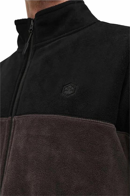 Lumberjack A10202408608010 5W Ml Sanba 7Plr002 5Pr Sıyah Erkek Polar Sweatshırt