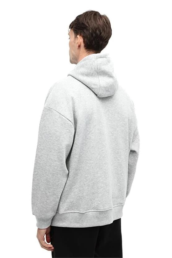 Lumberjack A10202635108010 5W Mb Ros 18Hs112 5Pr A Grı Mel Erkek Tam Fermuarlı Kapusonlu Sweatshırt