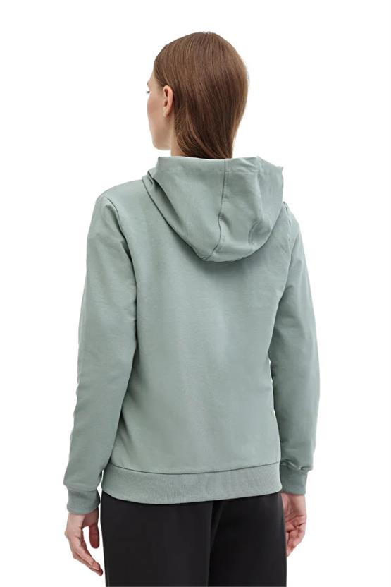 Lumberjack A10202728208010 5W Wb Sn77 5Pr Mınt Kadın Tam Fermuarlı Kapusonlu Sweatshırt