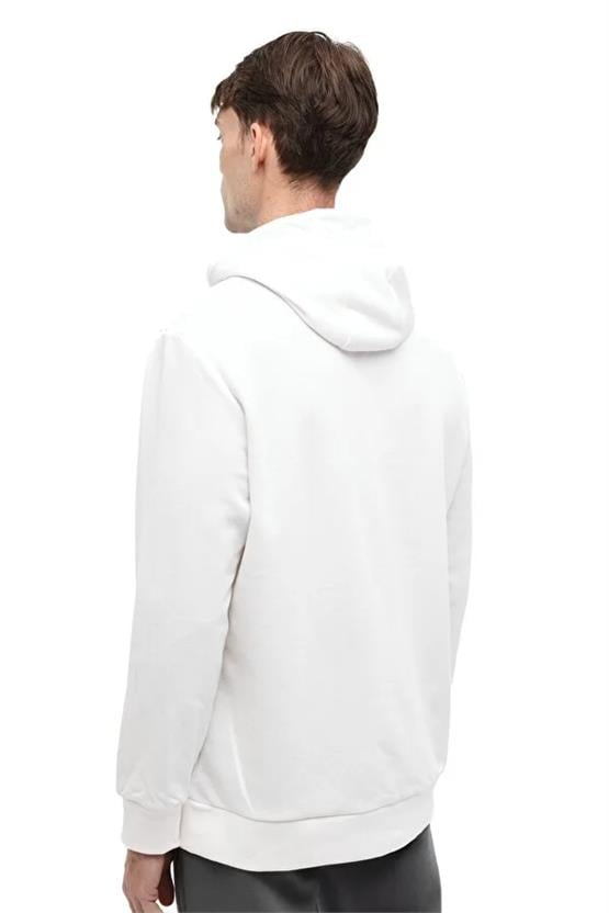 Lumberjack A10203254608010 5W Ml Magro 17Itl706 5Pr Ekru Erkek Kapusonlu Sweatshırt