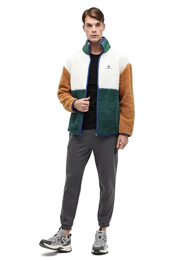 Lumberjack A10203321908010 5W Ml Runıc 6Le-67 5Pr Ekru Erkek Teddy Sweatshırt