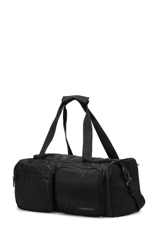 Lumberjack A10203350005010 5W Two Pocket Gym 5Pr Sıyah Unısex Yetıskın Gym Cantası