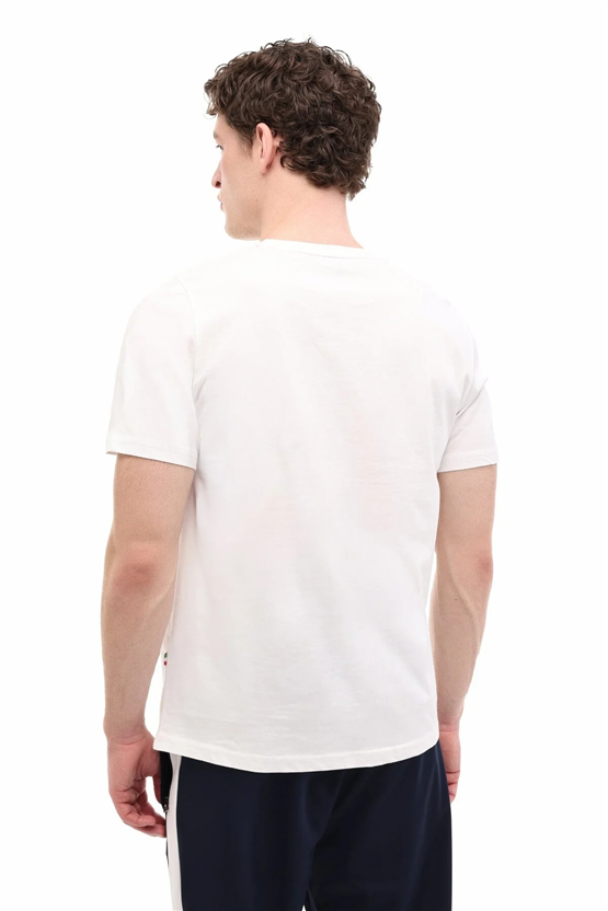 Lumberjack A10205486308010 6M Ml Renato 11Itl 1030 6Fx Beyaz Erkek Kısa Kollu T-Shırt