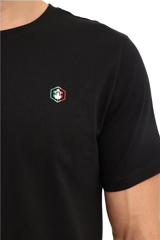 Lumberjack A10205494107010 6M Ml Dex 11Itl1314 6Fx Sıyah Erkek Kısa Kollu T-Shırt