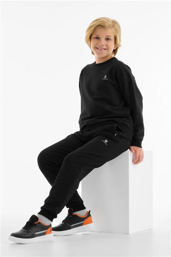 Lumberjack A10205522110010 5W Bl 25Tpt17 5Pr-Tp Sıyah Erkek Cocuk Esofman Takım