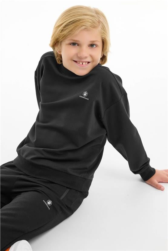 Lumberjack A10205522110010 5W Bl 25Tpt17 5Pr-Tp Sıyah Erkek Cocuk Esofman Takım