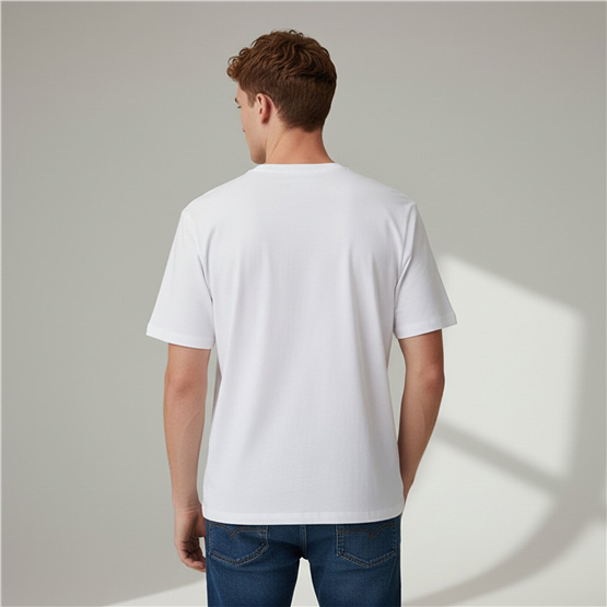 Lumberjack A10206437512010 6M Mb Ct102 C Nk T-Sh 6Fx Kırık Beyaz Erkek Kısa Kollu T-Shırt