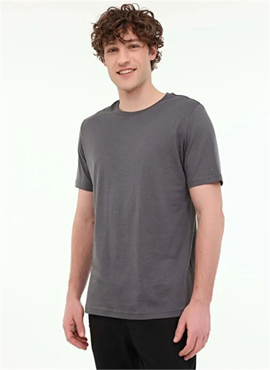 Lumberjack A10206439308010 6M Mb Ct110 Pm C Nk T-Sh 6Fx Antrasıt Erkek Kısa Kollu T-Shırt