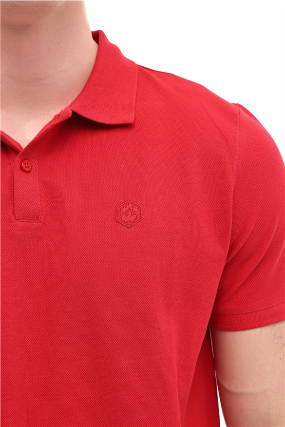Lumberjack A10206440610010 6M Mb Ct953 Polo T-Sh 6Fx Kırmızı Erkek Kısa Kollu Polo T-Shırt