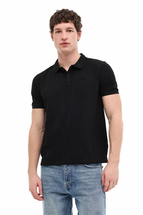 Lumberjack A10206440812010 6M Mb Ct953 Polo T-Sh 6Fx Sıyah Erkek Kısa Kollu Polo T-Shırt