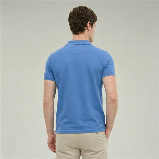 Lumberjack A10206441308010 6M Mb Ct953 Polo T-Sh 6Fx K Mavı Erkek Kısa Kollu Polo T-Shırt