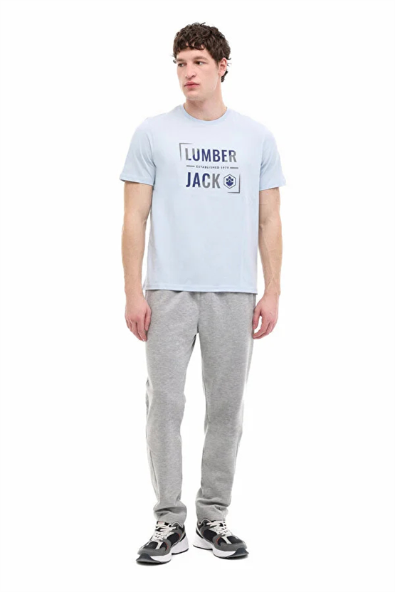 Lumberjack A10220291808010 6M Ml Okına 11Id1-104 6Fx Mavı Erkek Kısa Kollu T-Shırt