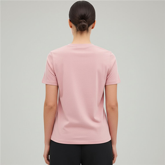 Lumberjack A10220391510010 6M Wb 11Ct122 6Fx Pastel Pembe Kadın Kısa Kollu T-Shırt