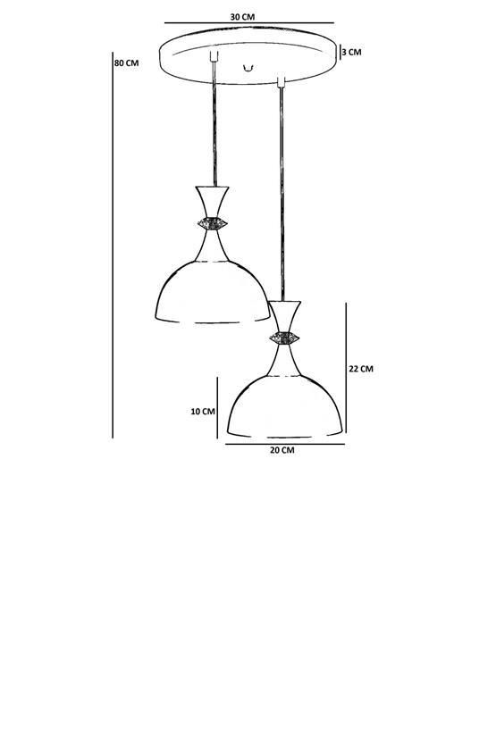 Lumexx Akay 2 Li Tepsili Gri Sarkıt