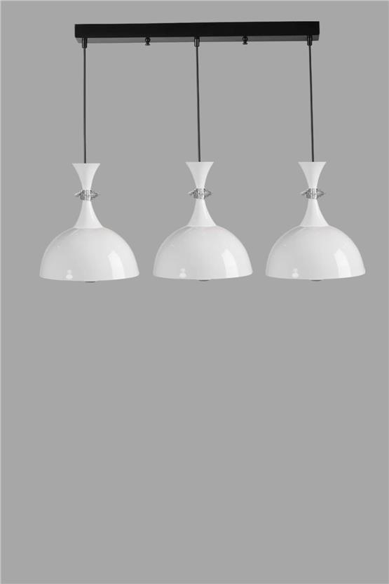 Lumexx Akay 3 Lü Sıralı Beyaz Sarkıt