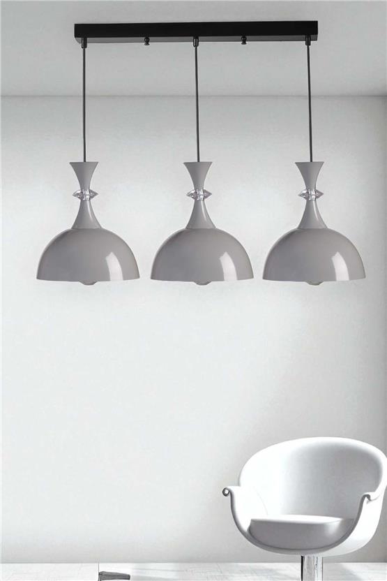 Lumexx Akay 3 Lü Sıralı Gri Sarkıt