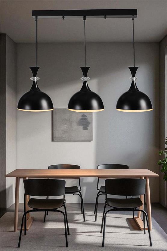 Lumexx Akay 3 Lü Sıralı Siyah Sarkıt