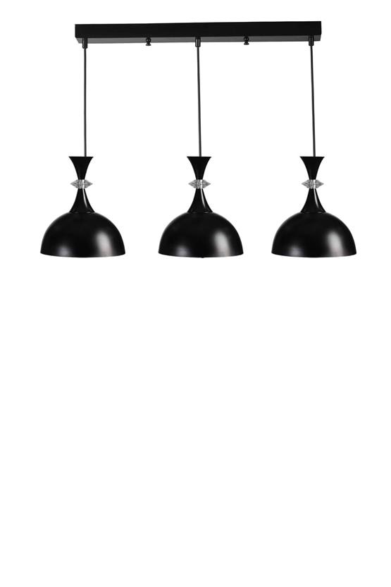 Lumexx Akay 3 Lü Sıralı Siyah Sarkıt