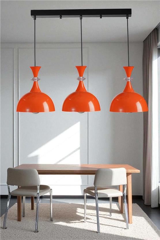 Lumexx Akay 3 Lü Sıralı Turuncu Sarkıt