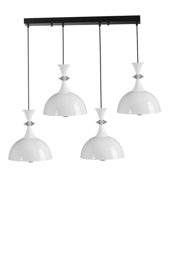 Lumexx Akay 4 Lü Sıralı Beyaz Sarkıt