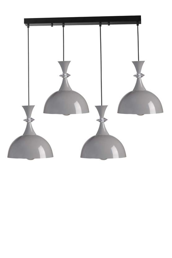 Lumexx Akay 4 Lü Sıralı Gri Sarkıt