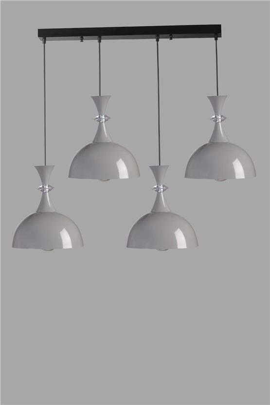 Lumexx Akay 4 Lü Sıralı Gri Sarkıt