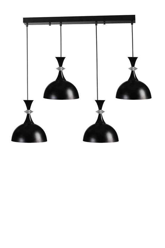 Lumexx Akay 4 Lü Sıralı Siyah Sarkıt