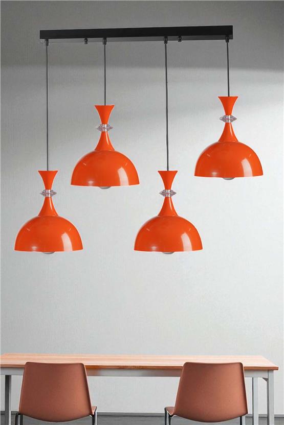 Lumexx Akay 4 Lü Sıralı Turuncu Sarkıt