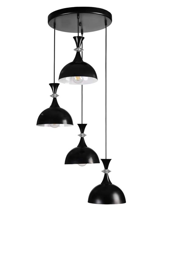 Lumexx Akay 4 Lü Tepsili Siyah Sarkıt