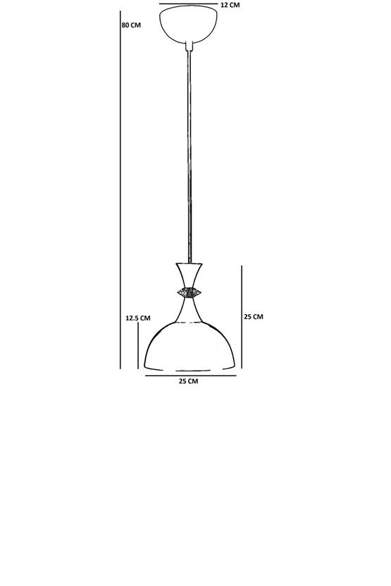 Lumexx Akay Tekli Siyah Sarkıt