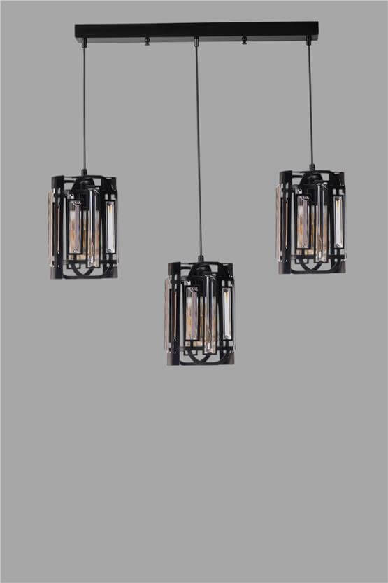 Lumexx Bala 3 Lü Sıralı Siyah Sarkıt